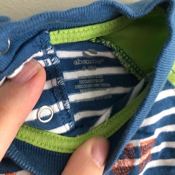 Absorba Baby Dinosaur TShirt - Picture 3 of 3